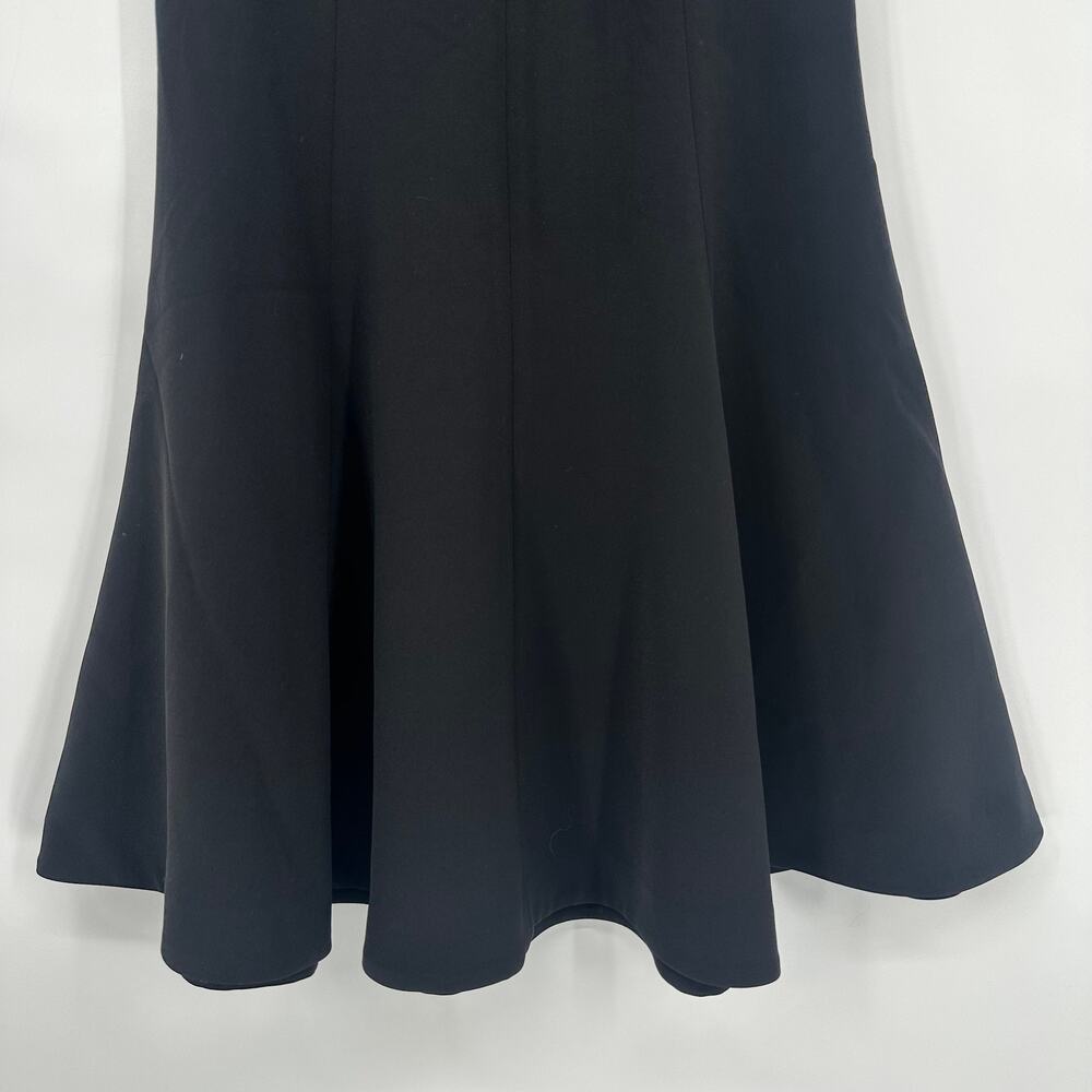 Club Monaco Fluted Midi Skirt Jupe High Waist A-Line Preppy Classic Black NWT - Picture 6 of 10